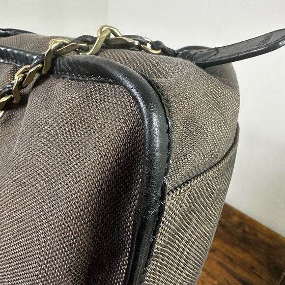 Chloe Harley‎ Small Size Tote Bag 2-Way Canvas Leather - Picture 10 of 16